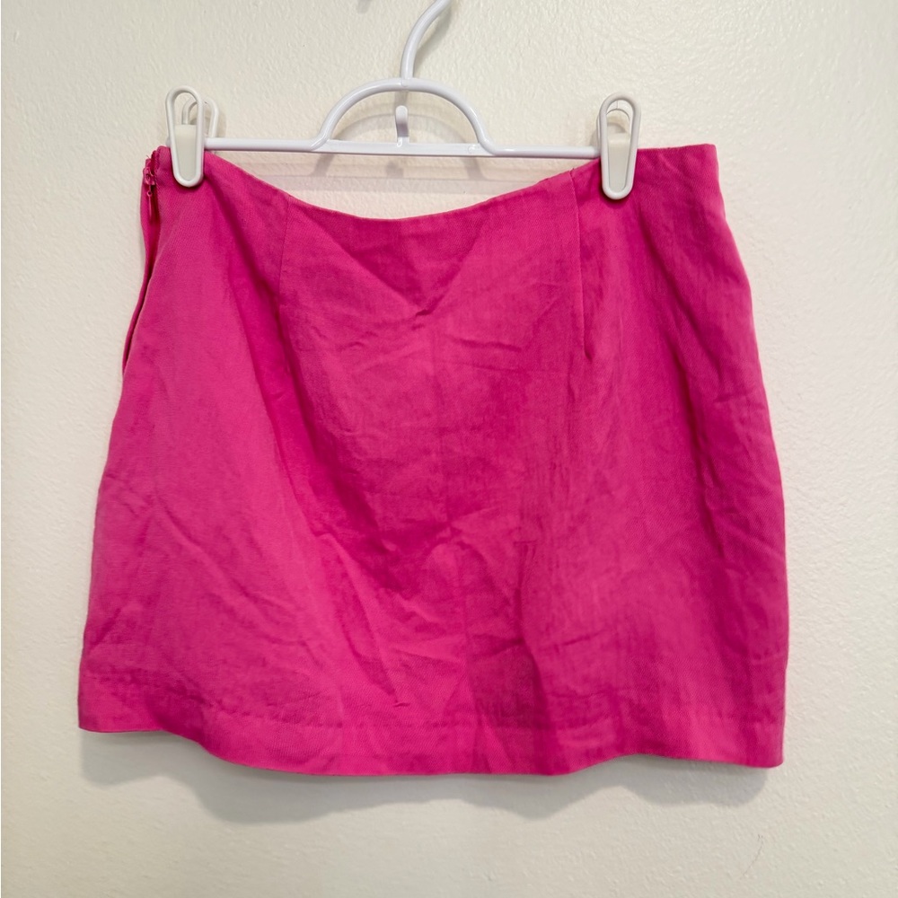 H&M Bright Pink Mini Skirt